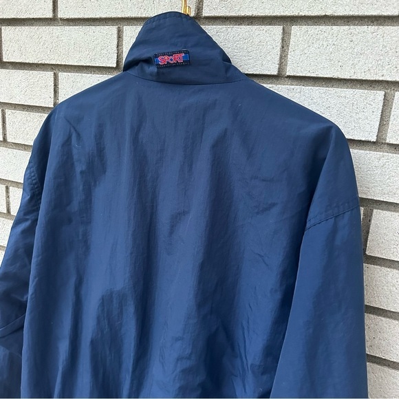 Vintage Dunbrooke Sport Castaway Yacht Club Sailing Jacket Blue Red Medium - Picture 13 of 13